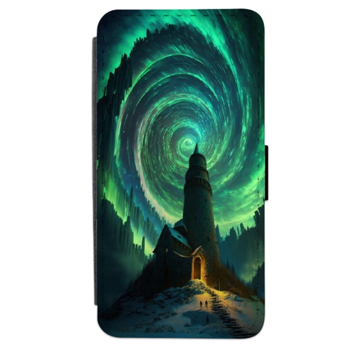 Husa personalizata tip carte pentru Apple iPhone 15 Plus, Norway, multicolor, S2D1M216, Atlas