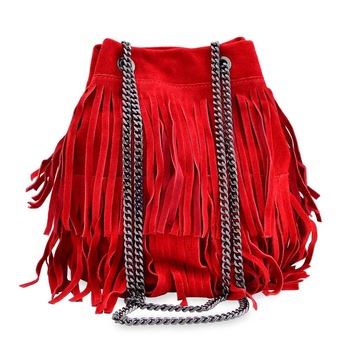 Geanta casual Teen Spirit, de dama, piele naturala, culoare rosu Geanta casual Teen Spirit, de dama, piele naturala, culoare rosu