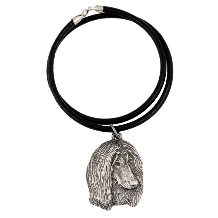 Art-Dog nyaklánc, ezüstszínű, II. afgán agár modell