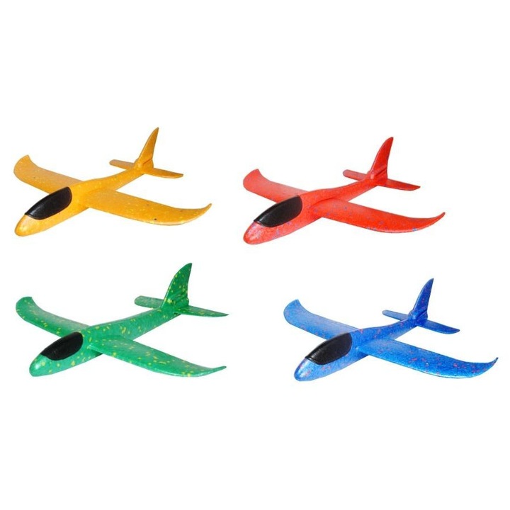 Avion din polistiren MIX, SWEDE, jucarie, multicolor
