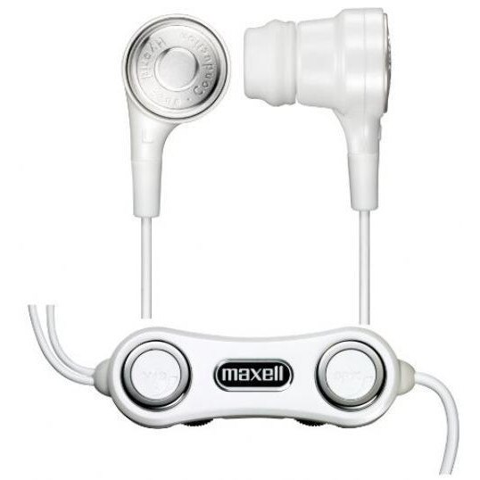Casti Maxell in - ear VIBRABONE , albe