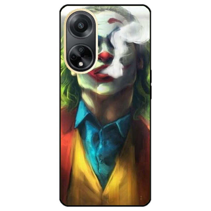 Husa personalizata si Folie de Silicon pentru OPPO Reno8 T, Joker #4, S1D1M0166, Atlas