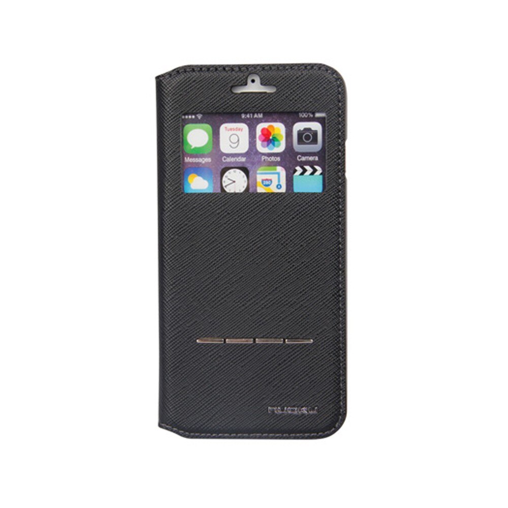 Husa book Nuoku Noble pentru iPhone 6 PLUS, Negru
