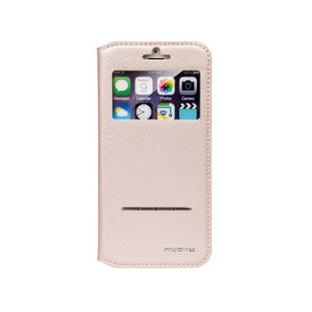 Husa book Nuoku Noble pentru iPhone 6 PLUS, Auriu Husa book Nuoku Noble pentru iPhone 6 PLUS, Auriu