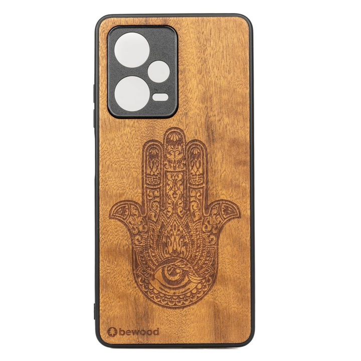 Husa telefon Compatibila cu Redmi Note 12 Pro Plus 5G Bewood, din lemn