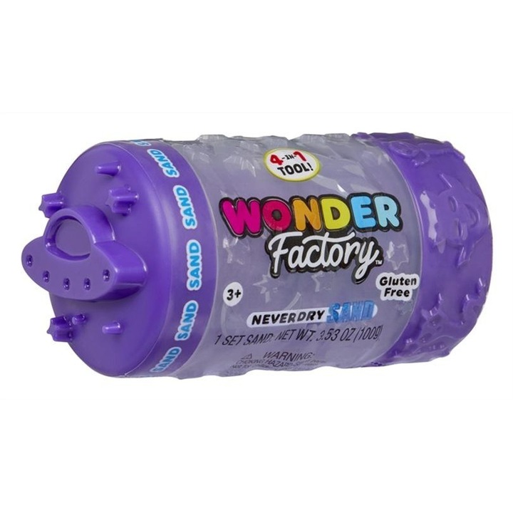Nisip modelabil, Wonder Factory, 3ani+, Violet
