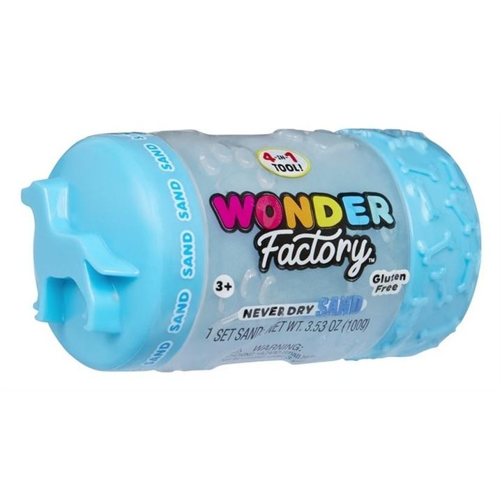 Nisip modelabil, Wonder Factory, 3ani+, Albastru