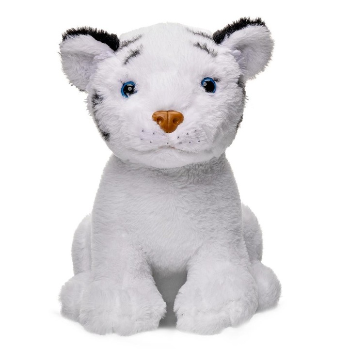 Jucarie de plus, Beppe, tigru alb, 30cm