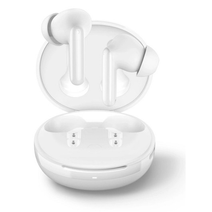 Spigen sa2400 anc bluetooth fülhallgató sztereo, v5.3, tws, mikrofon, aktív zajszűrő + töltőtok, fehér