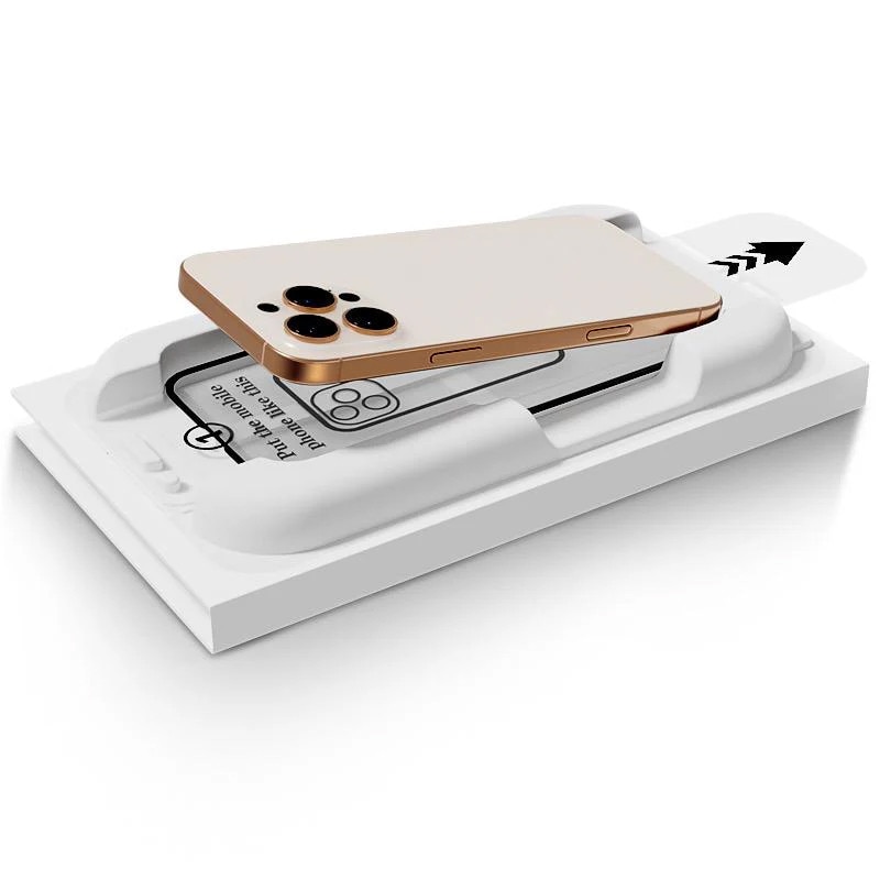 Folie Sticla pentru iPhone 17 Pro Max cu aplicator Daden MagicBox, Full Cover, Protectie Profesionala, Ultra Rezistenta, Calitate Premium, Margini negre