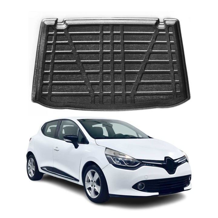 Protectie portbagaj set OMAC pentru Renault Clio 2012-2025, cauciuc TPE, impermeabil, antiderapant, negru