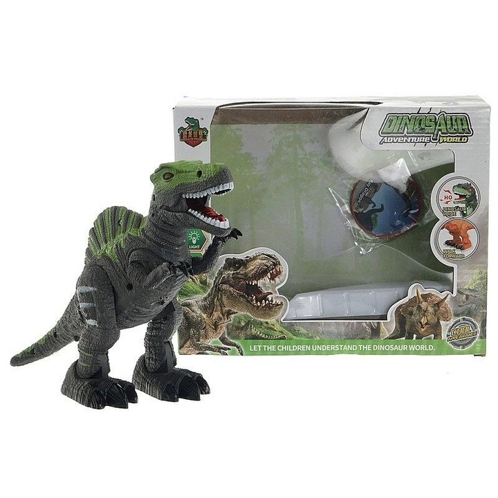 Dinozaur cu baterie, ADAR, 25x22x10cm