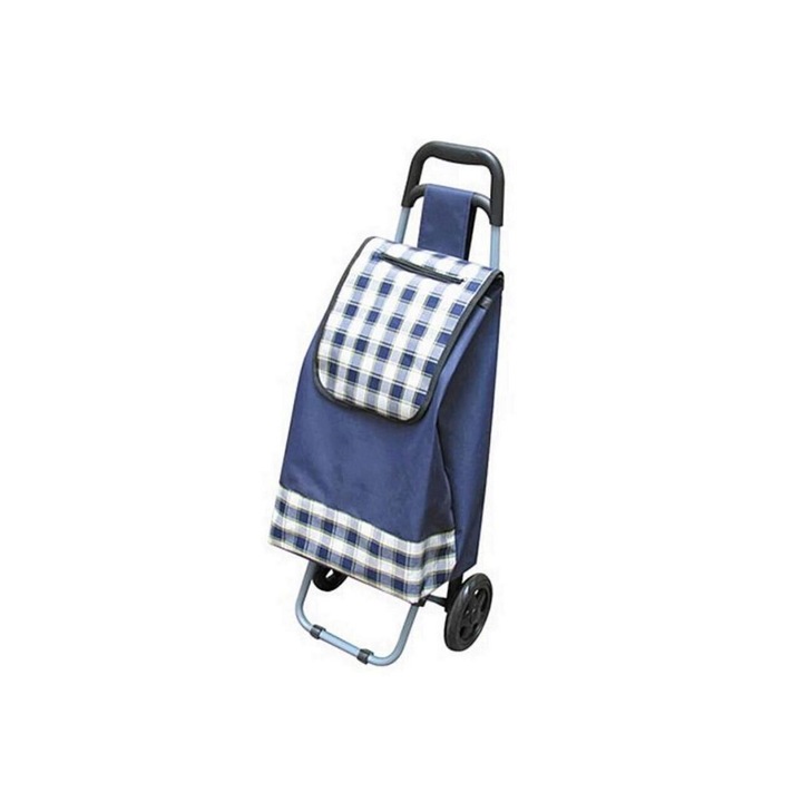 Strend Pro Zoltan bevásárlókocsi, PE/PVC, max 25 kg, mérete 35x30x94 cm