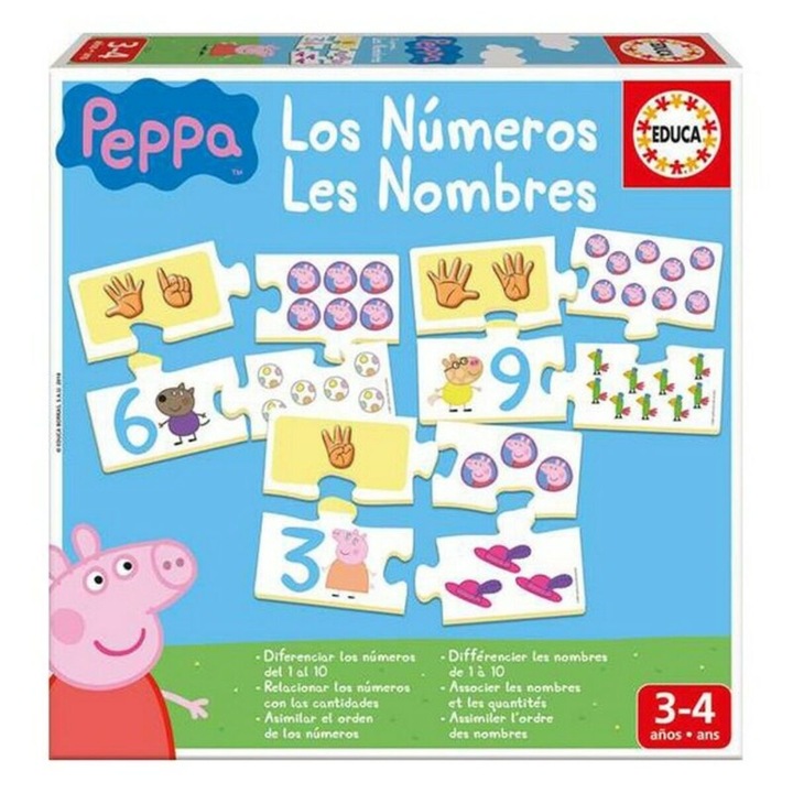 Образователна игра, Educa, Peppa Pig, Числа