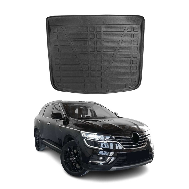 Protectie portbagaj set OMAC pentru Renault Koleos 2016-2025, cauciuc TPE, impermeabil, antiderapant, negru