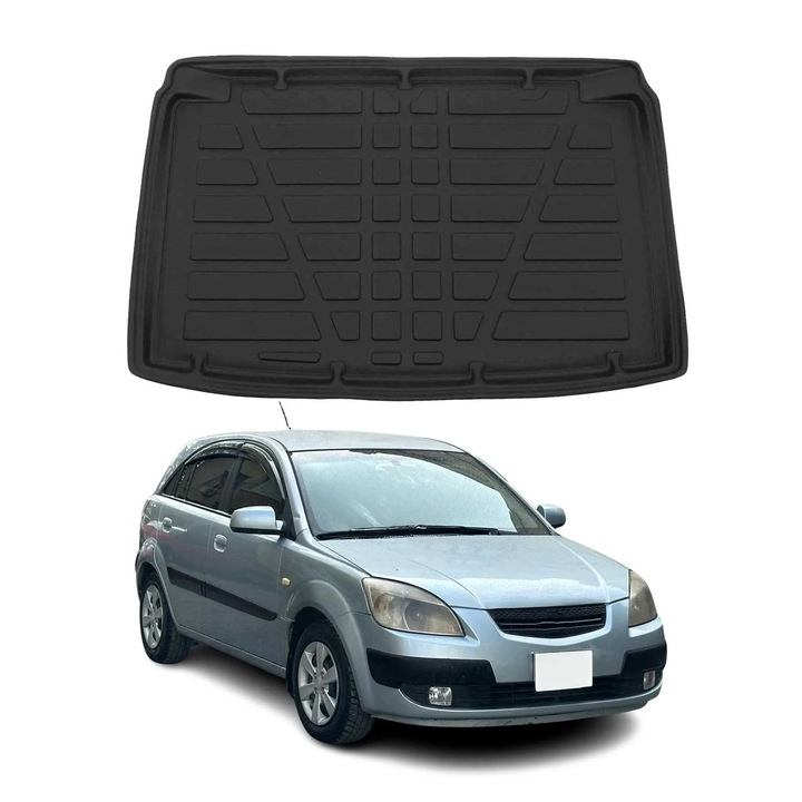 Protectie portbagaj set OMAC pentru Kia Rio JB 2006-2011, cauciuc TPE, impermeabil, antiderapant, negru