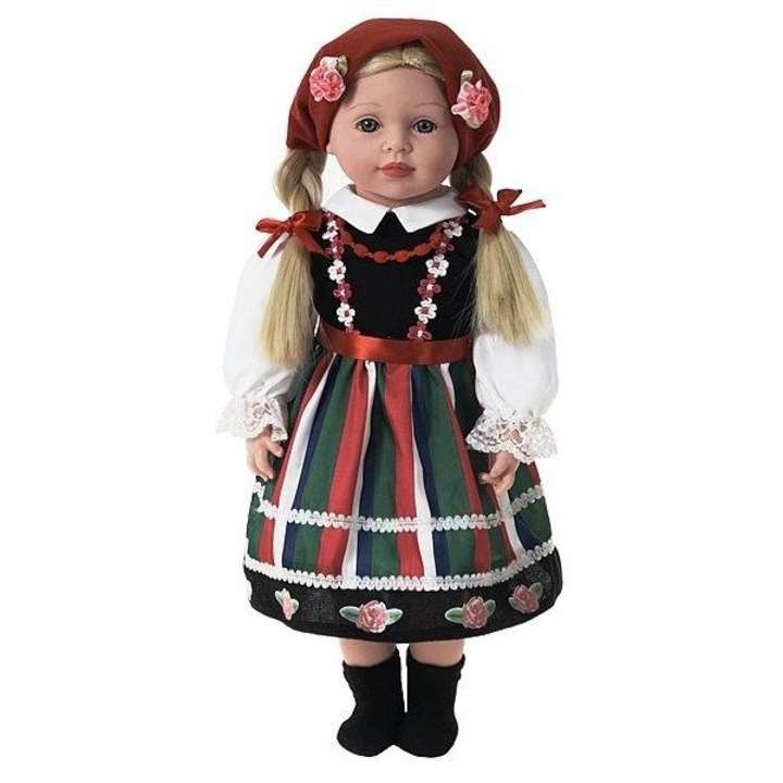 Papusa ADAR 45cm, cu sunet polonez, canta si vorbeste in poloneza, cutie