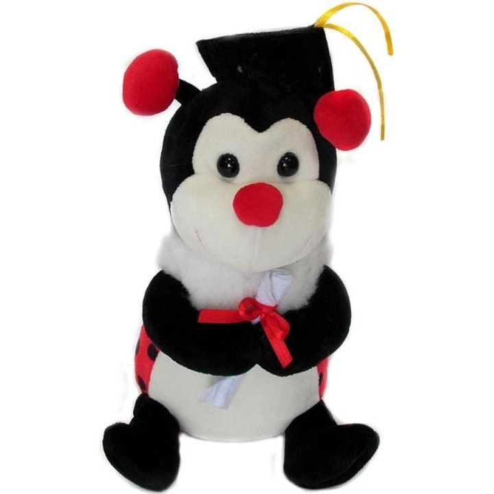 Jucarie de plus Biedronka, Sun-Day, 15cm, cu birete si diploma