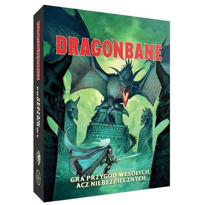 Dragonbane, joc de societate, Black Monk, set complet, 114 pagini reguli, 11 aventuri, multicolor