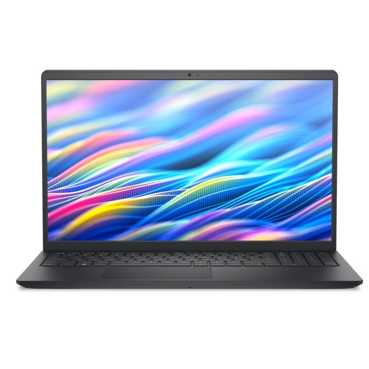 Лаптоп Dell 15 DC15250, DC15250.RPLU.001.P.UBU, 15.6", Intel Core i5-1334U (10-ядрен), Intel Iris Xe Graphics, 8 GB 2666MHz (1x8GB) DDR4, Черен