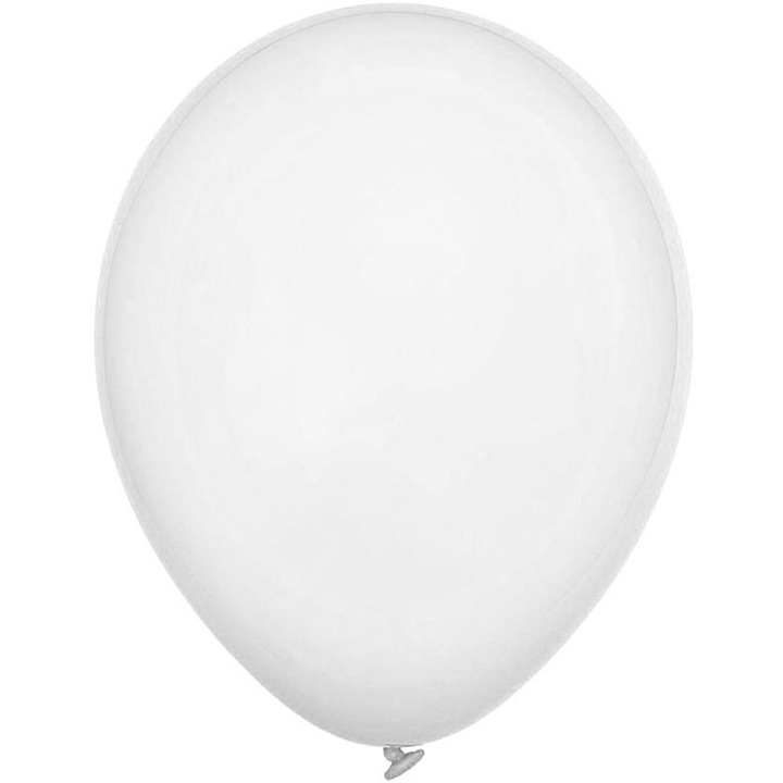 Baloane Decomex set 100 buc, alb, 9"