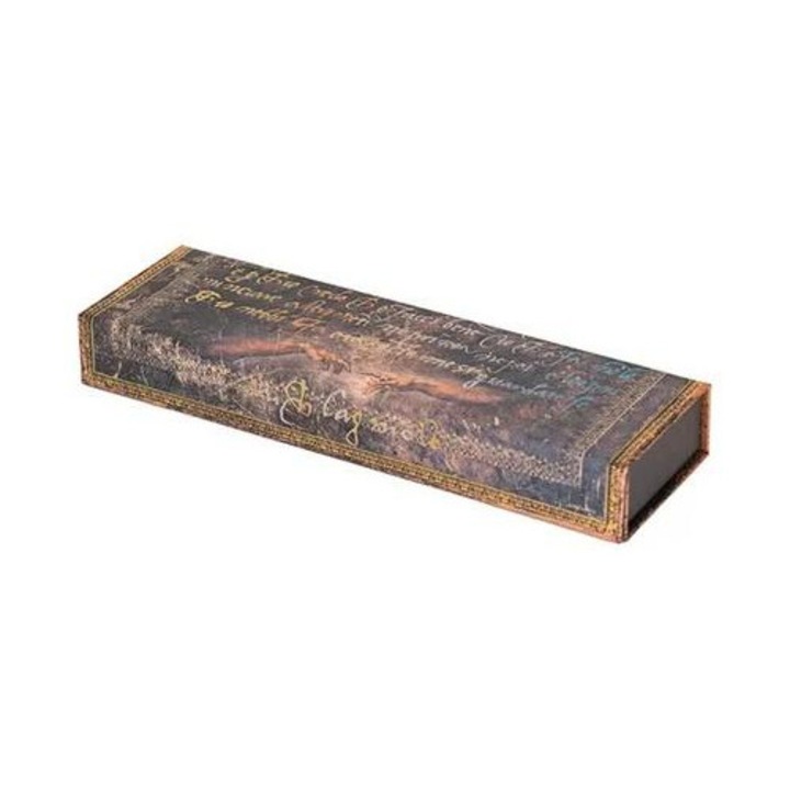 Несесер Paperblanks Michelangelo Handwriting, 68x220x30mm, устойчива конструкция, магнитно затваряне, подаръчна кутия