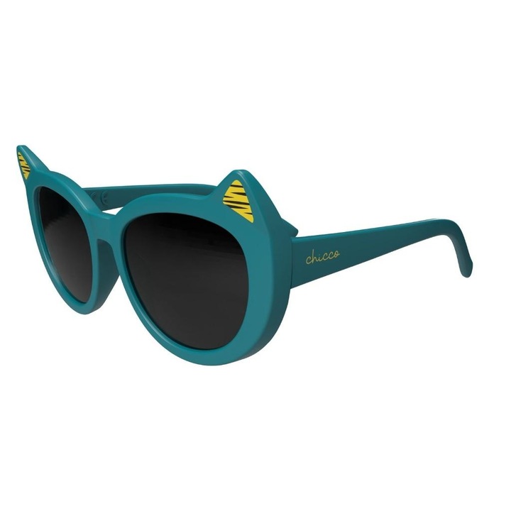 Ochelari de soare copii Chicco, 100% protectie UV, poliester, set cu etui