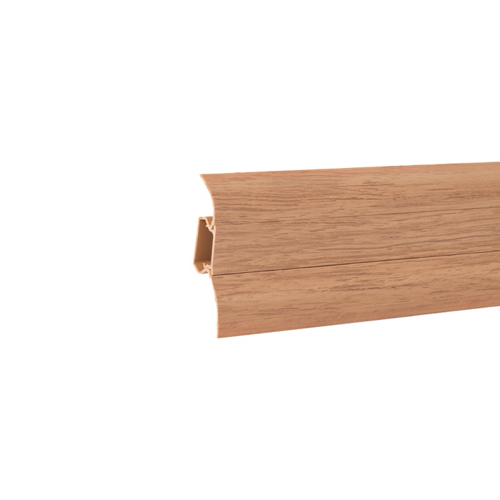 Plinta PVC parchet laminat Korner LP52, 2500 x 52 x 26 mm, stejar oregon