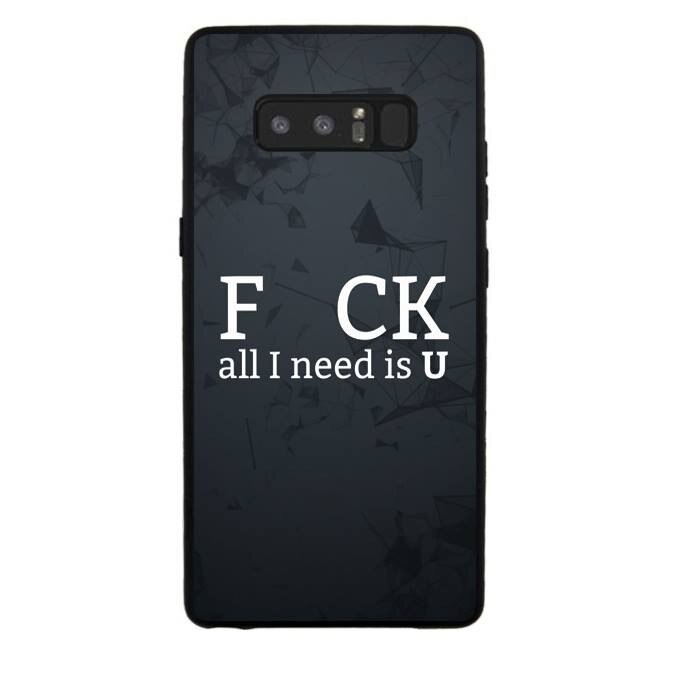 Capac de protectie pentru Samsung Galaxy Note 8, TPU moale imprimat in relief, model FCK