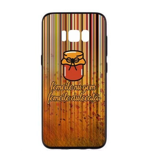 Capac de protectie pentru Samsung Galaxy S8 Plus, TPU moale imprimat in relief, model FNGFD