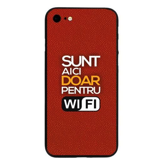 Capac de protectie pentru Apple iPhone 7, TPU moale imprimat in relief, model SAPW