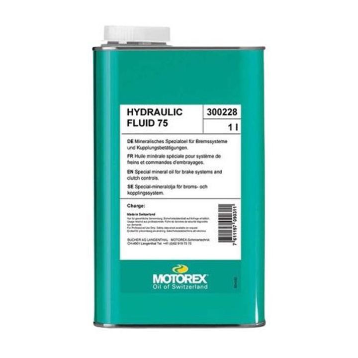 Хидравлична течност MOTOREX Hydraulic Fluid 75, код 300230, обем 1 литър