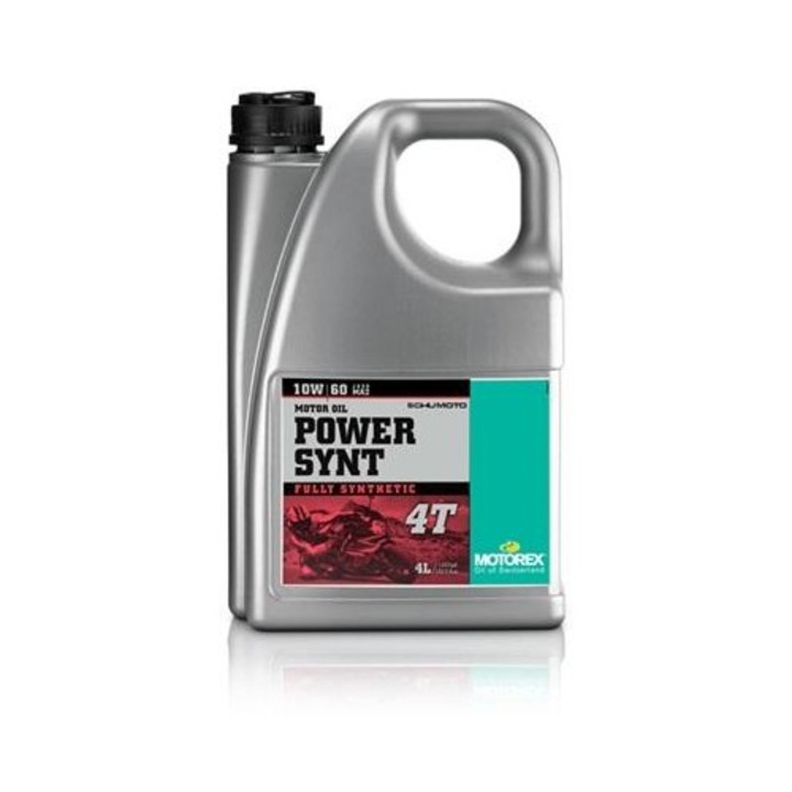 Синтетично моторно масло 4Т 10W60 MOTOREX Power Synt MTR 306210, 4 литра