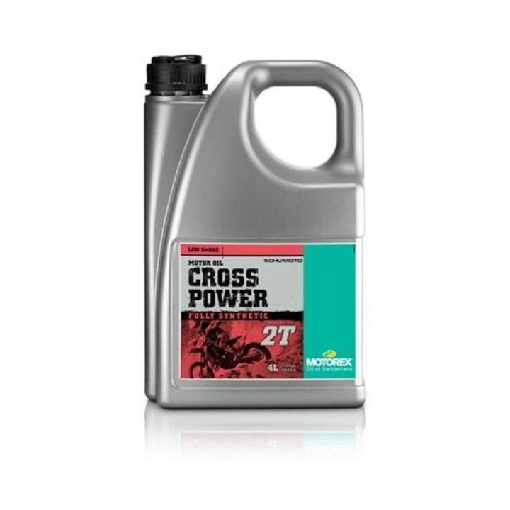 Ulei de motor sintetic MOTOREX Cross Power 2T, 4 litri, MTR 303359
