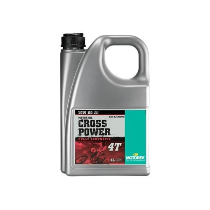 Синтетично двигателно масло MOTOREX Cross Power 4T 10W60, 4 литра