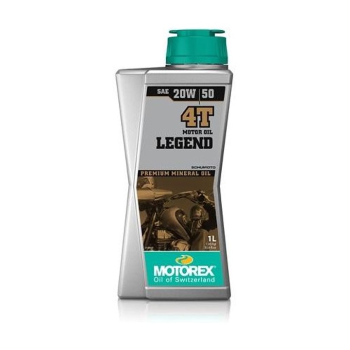 Минерално моторно масло MOTOREX Legend 4T, 20W50, 1 литър (код MTR 308247)
