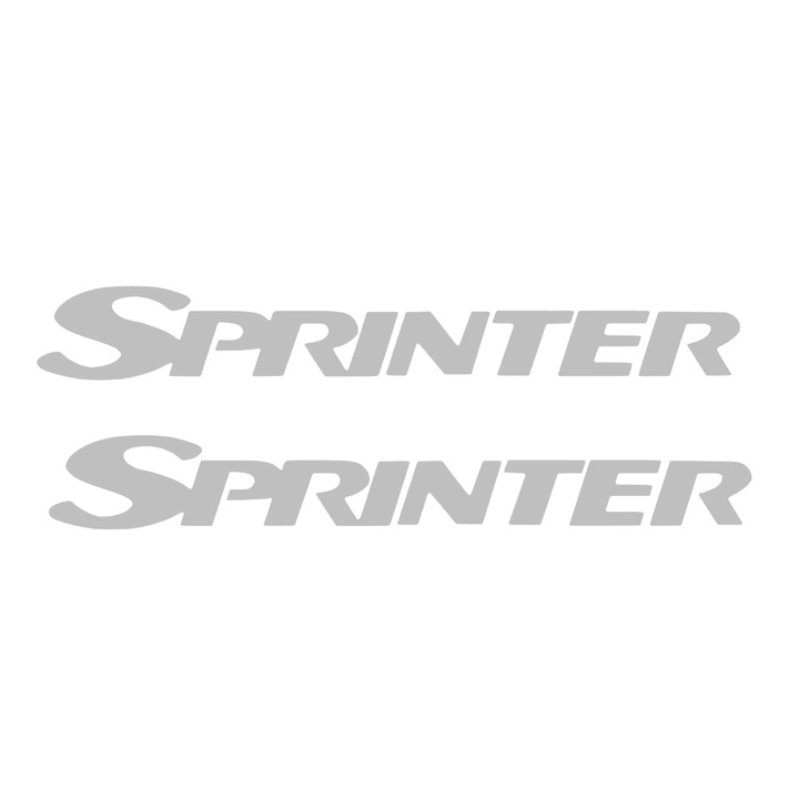 Sticker auto Mercedes Sprinter, 2 buc gri 20cm x 6cm