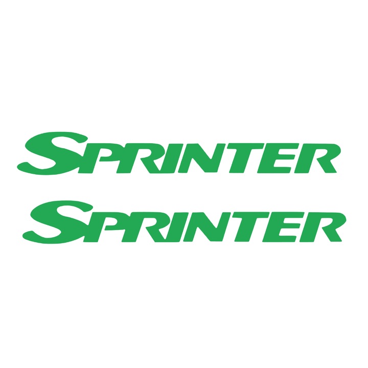 Sticker auto Mercedes Sprinter, 2 buc verde 20cm x 6cm