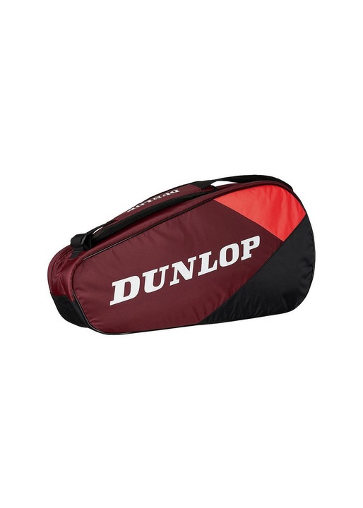 Dunlop CX Club táska, fekete és piros, 3 ütőhöz, 76x34x15cm