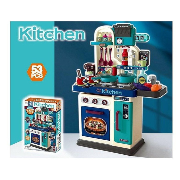 Gyermek konyhakészlet, ADAR, 53 darabos, 63x41,5x10,5cm