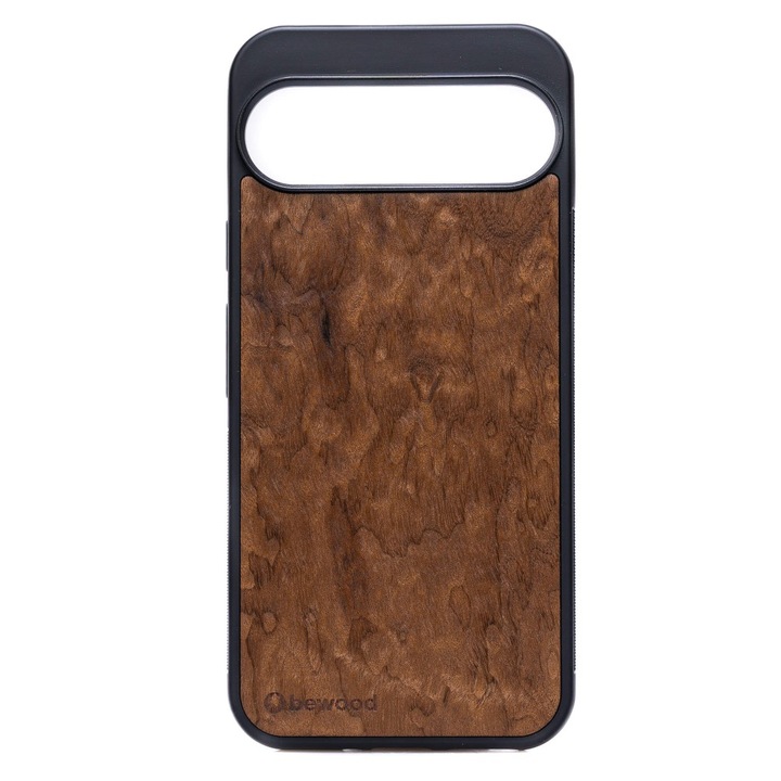 Husa telefon Google Pixel 9 Pro XL, Bewood, Imbuia, 100% protectie, material natural