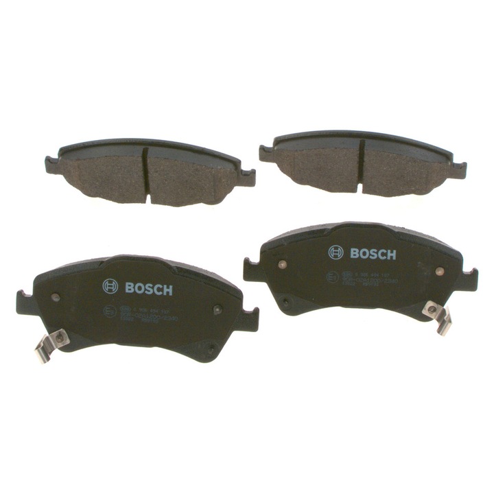 Placute de frana Bosch, set, 19,3mm x 151,1mm, 65,3mm, 62,5mm, cu czujnik akustyczny, ECE-R90