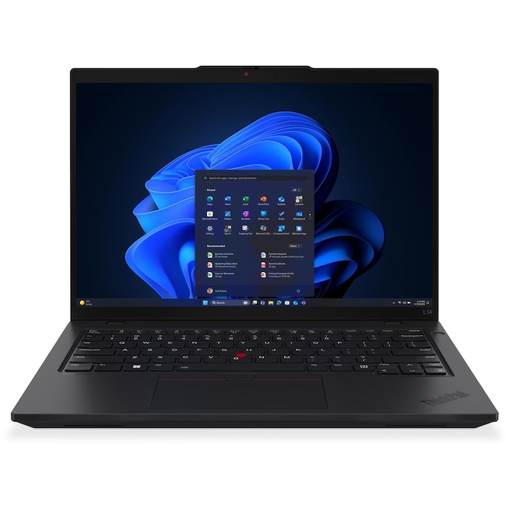 Laptop Lenovo ThinkPad L14 G6 cu AMD Ryzen 7 PRO 250 (3.3/5.1GHz, 16M), 16 GB, 512GB M.2 NVMe SSD, AMD Radeon 780M, Windows 11 Pro, Negru
