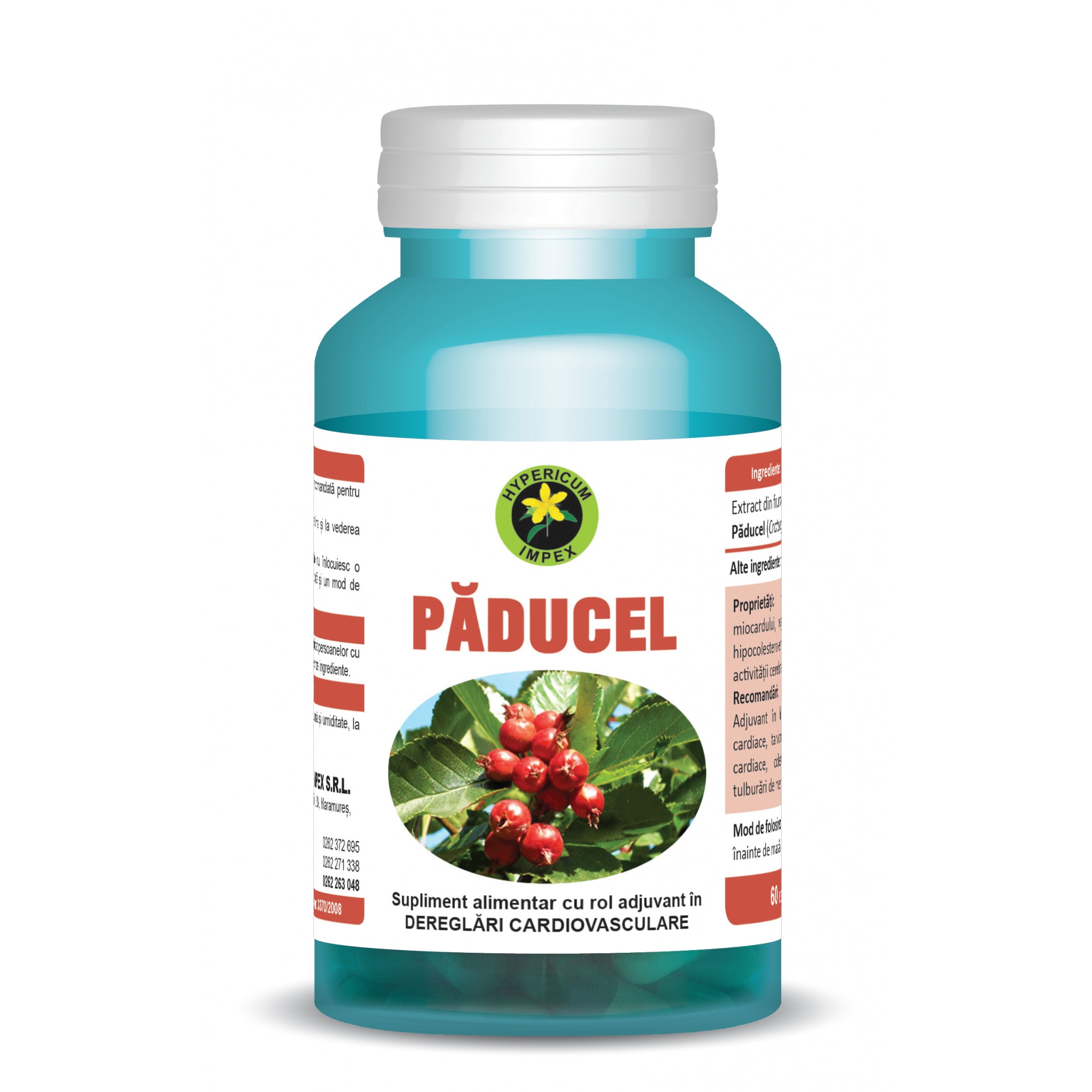 Capsule Paducel 60 cps Hypericum Impex