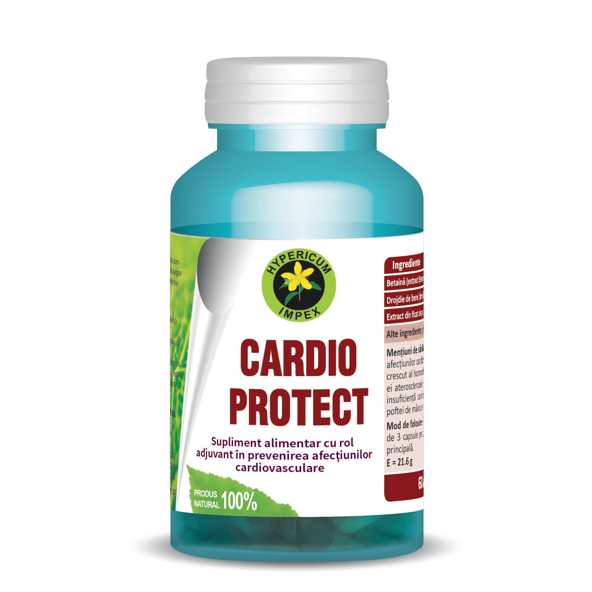 Capsule Cardio protect 60 cps Hypericum Impex