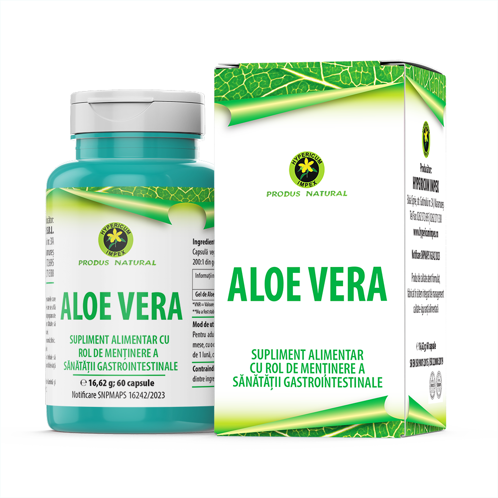 Aloe vera kapszula, 60 db, Hypericum Impex - eMAG.hu