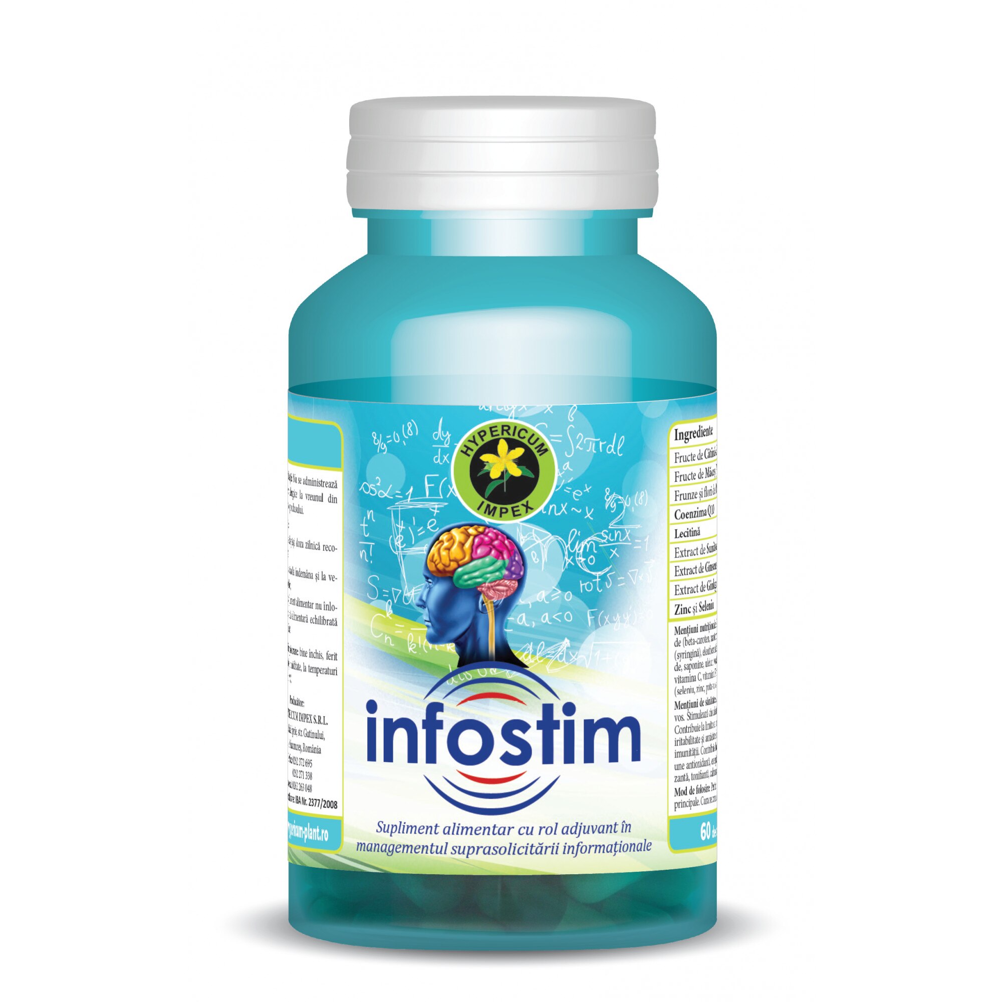 Capsule Infostim 60 cps Hypericum Impex