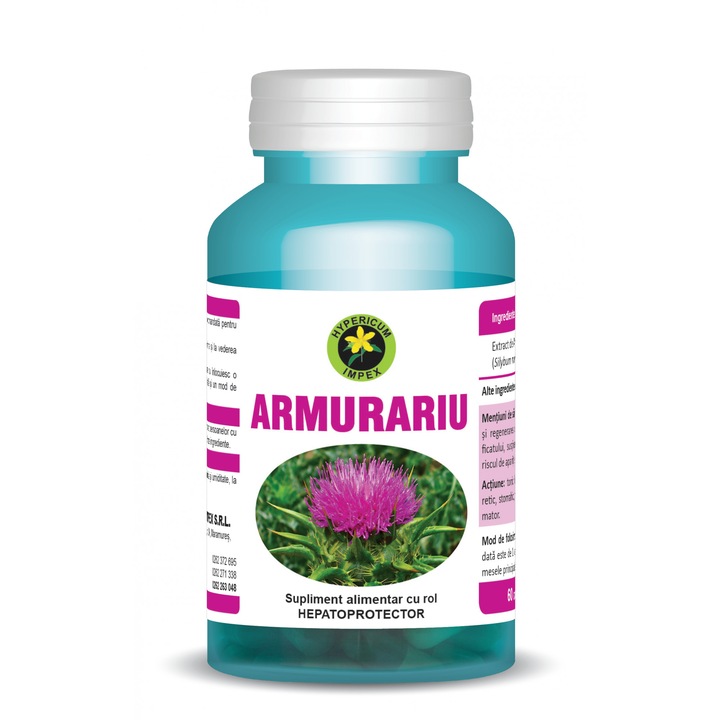 Hypericum Plant Impex Armurariu étrendkiegészítő, 60 kapszula