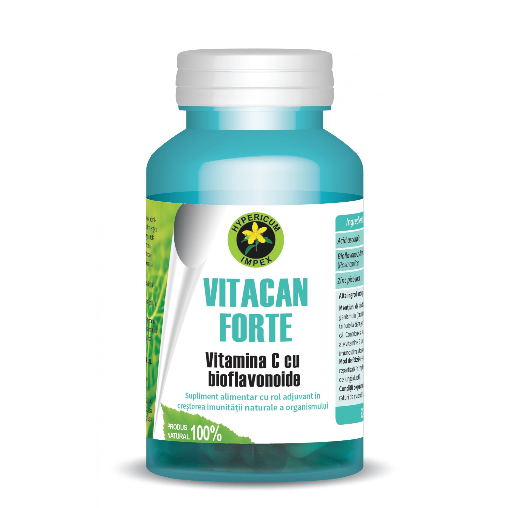 Capsule Vitacan forte 60 cps Hypericum Impex