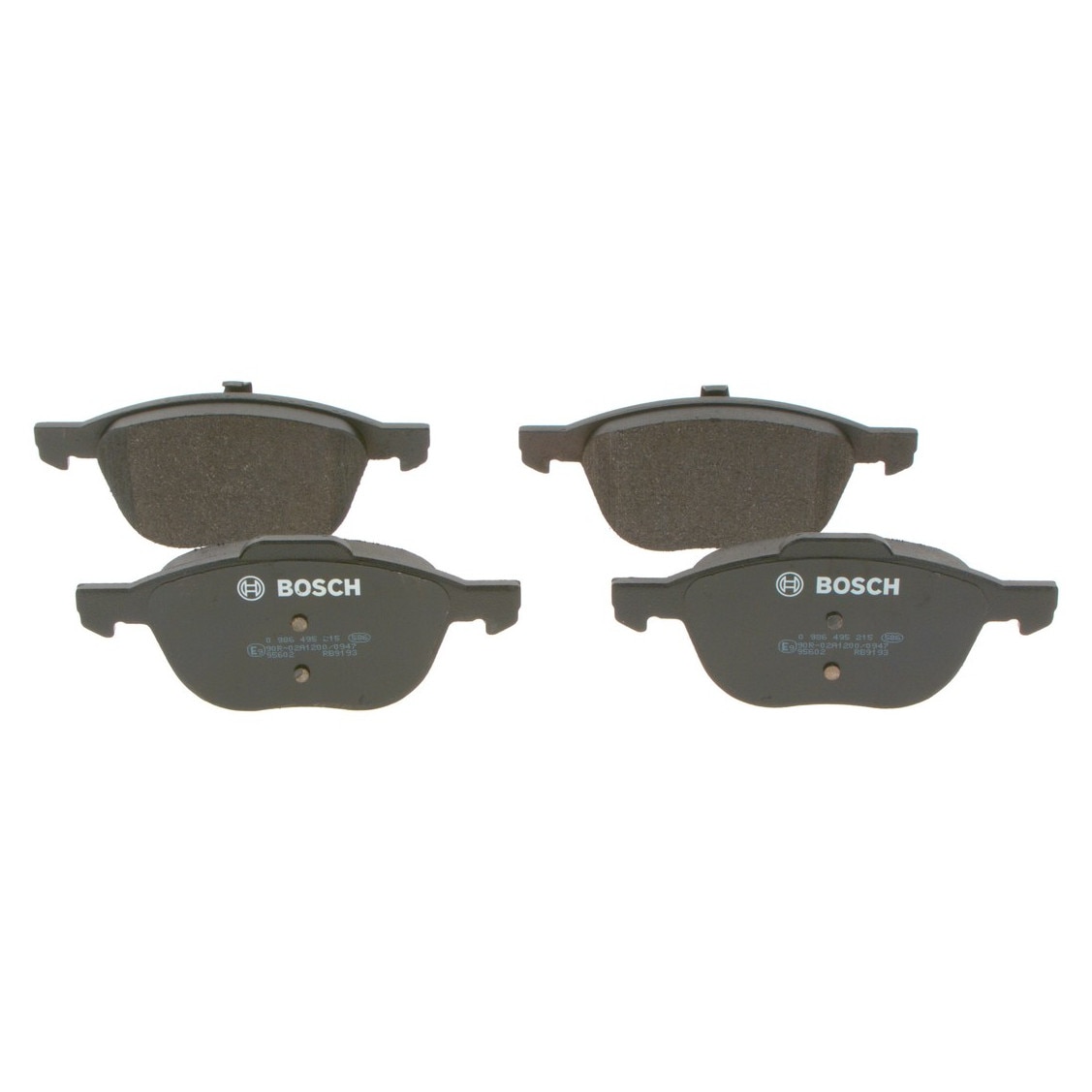 Set placute frana Fata MAZDA 3 Saloon (BL) 1.6 MZR (BL12) din 2008